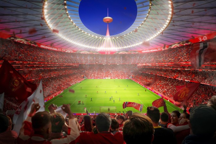 New designs for the Manchester United stadium