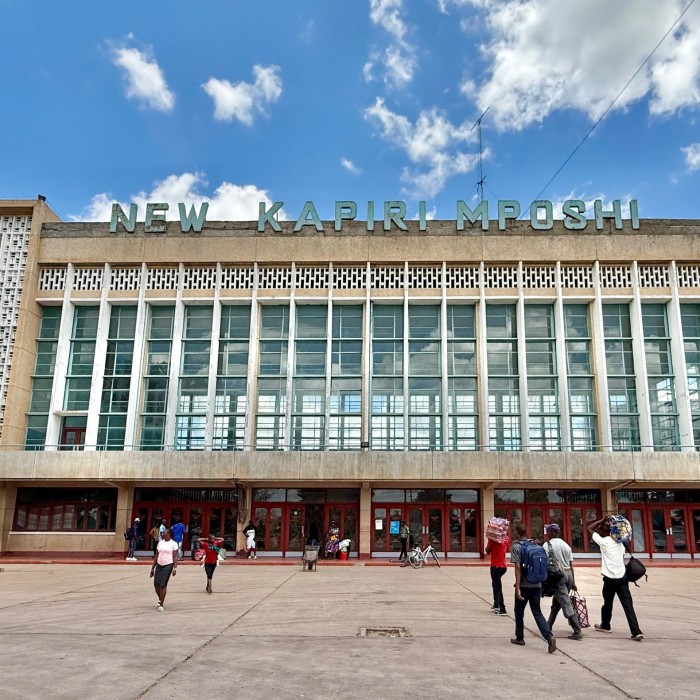 Kapiri Mposhi station in central Zambia
