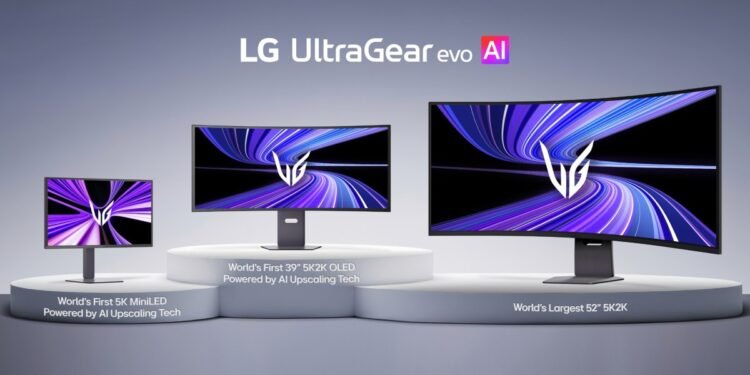 LG announces new UltraGear evo gaming monitors with AI upscaling