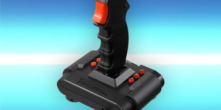 An iconic joystick from the Commodore 64 era is returning