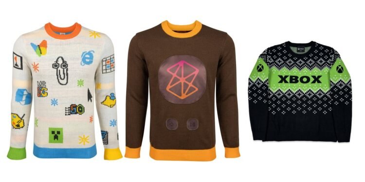 Microsoft Ugly Sweaters 2023: Clippy, Xbox, & Zune Designs Are Back!