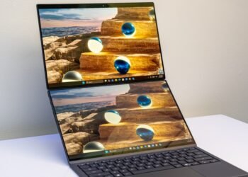 Asus’ Zenbook Duo dual-screen laptop gets Intel’s new chip and a more seamless hinge