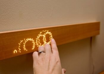 This smart home controller is literally a piece of wood