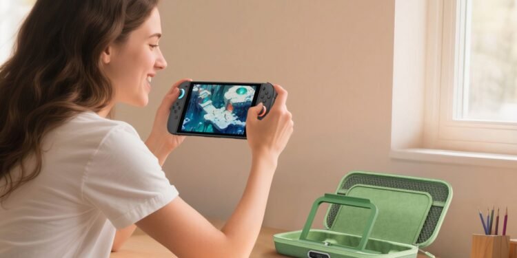 You can charge the battery in Belkin’s new Switch 2 power case without opening it