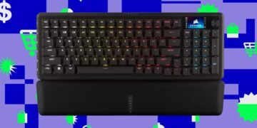 Corsair’s wired Hall effect gaming keyboard is cheaper than ever