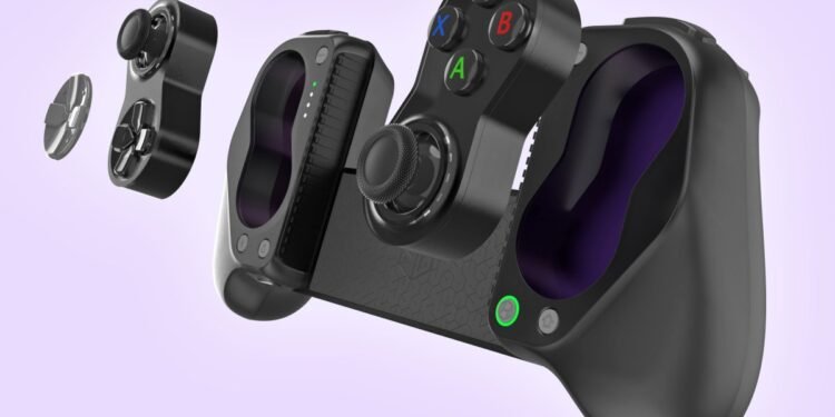 You can turn this modular clamp-on controller into an N64 or GameCube gamepad