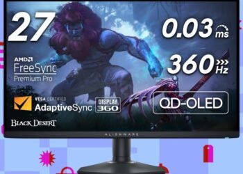 Alienware’s fast 27-inch QD-OLED gaming monitor is 23 percent off