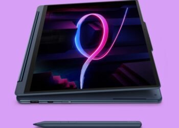 The new Yoga 9i 2-in-1 from Lenovo has an angled ‘canvas mode’ for easier note-taking