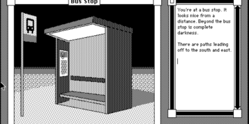 Transfer Point is a modern adventure game made with 40-year-old software