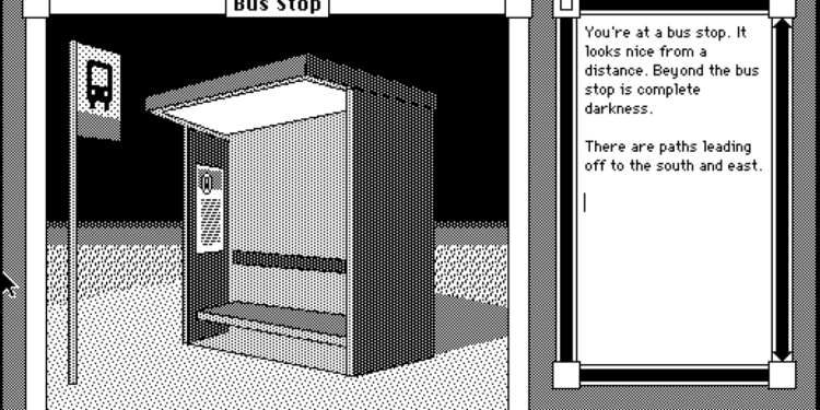 Transfer Point is a modern adventure game made with 40-year-old software