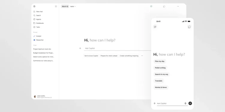 Microsoft 365 Copilot gets a speed boost and cleaner design