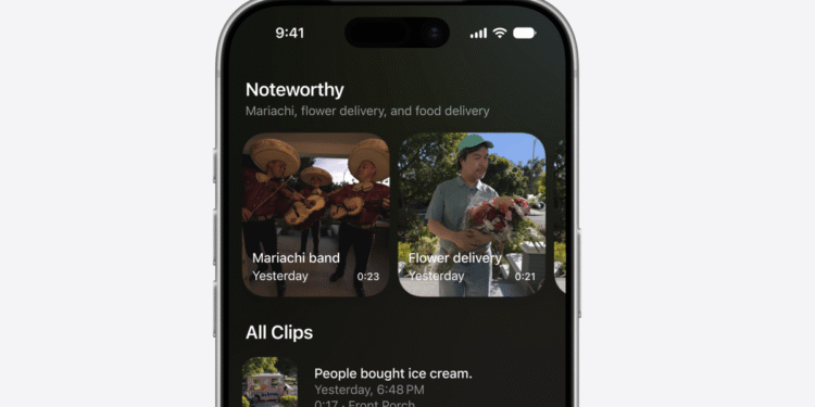 Cameras get an Apple Intelligence boost in Apple Home