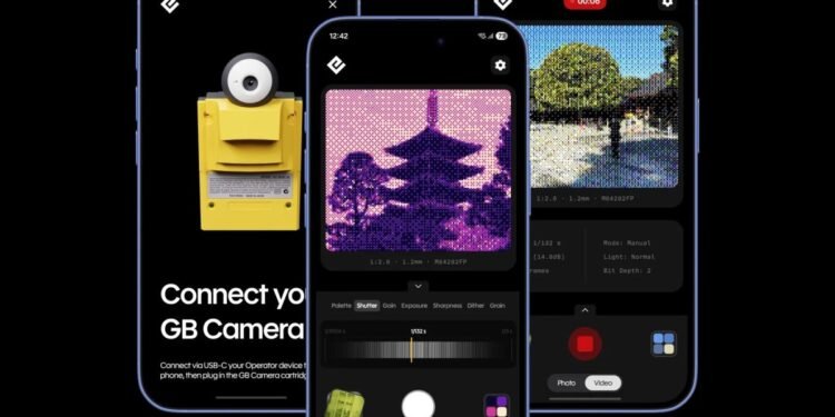 You can now use the Game Boy Camera with your phone