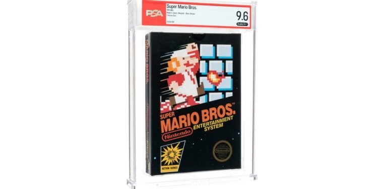 Sealed Super Mario Bros. sells for a record $3 million