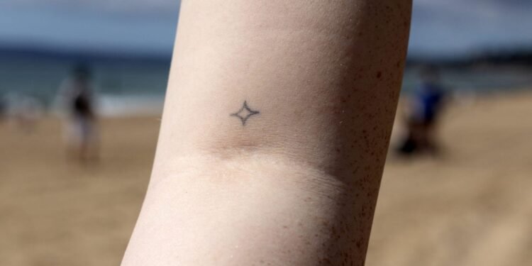 This tattoo is permanent, pain-free, and might soon come in the mail