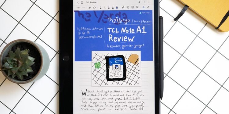 The TCL Note A1 is a kinder, gentler tablet