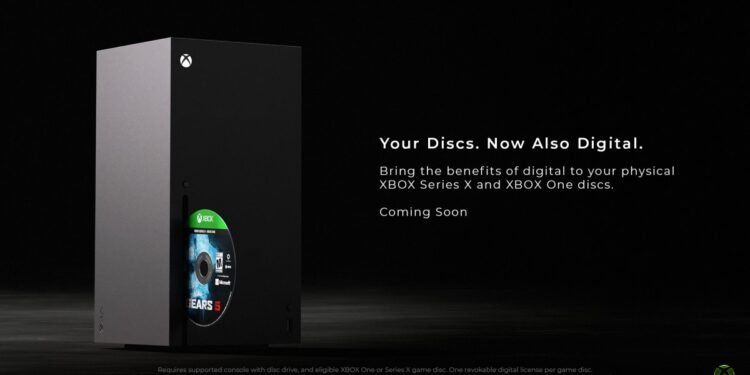 Xbox announces disc-to-digital feature that digitizes your physical games