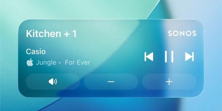 Sonos finally added Live Activities controls for your iPhone lockscreen