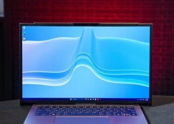This 14-inch laptop has a screen that unrolls to 17 inches