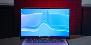 This 14-inch laptop has a screen that unrolls to 17 inches