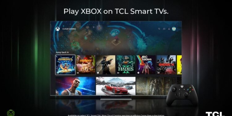 Xbox app is coming to TCL TVs just as Microsoft rolls out pay-as-you-go cloud gaming