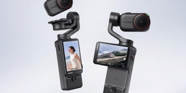 Hohem’s tiny steadycam has a removable action cam
